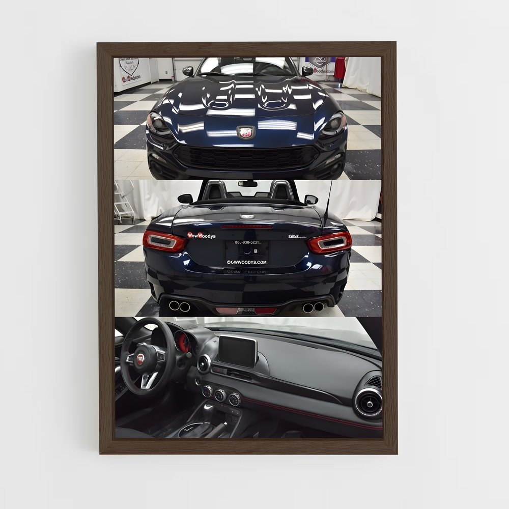 Poster spider abarth – affiche Fiat (vue 5)